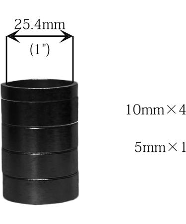GANOPPER 1 Inch Headset Spacer 5PCS 25.4 Fork Tube Handlebar Stem Spacer Black Silver 2 Colors - Buy Online on GoSupps.com