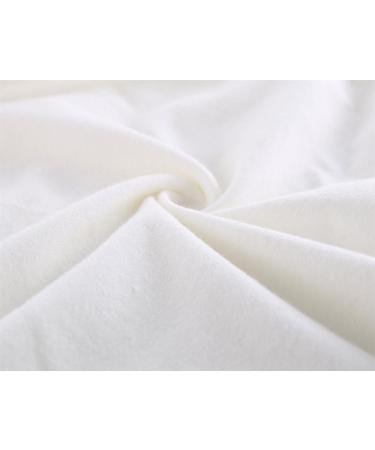 Manci Women's Nursing Maternity Top - Cotton V-Neck Ruched Waist Pajama Top (Size S, White and Black) - Buy Online on GoSupps.com