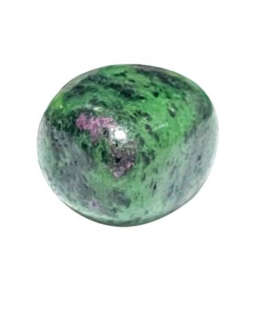 Green Ruby Zoisite Healing Crystal Stones 1.25-2.0" Large Reiki Healing Gemstones Natural Tumbled Polished Stones for Energy Witchcraft Therapy Meditation