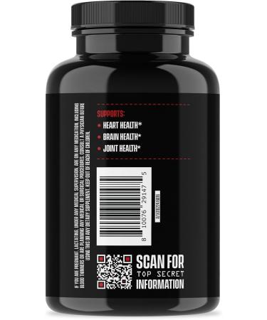 Jocko Fuel Omega 3 Fish Oil Supplement 2000mg - Burpless Fatty Acid Supplement Wild Caught Powerful Antioxidant with Astaxanthin (60 Capsules) 60 Count (Pack of 1) - Buy Online on GoSupps.com