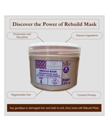 pH Regulating Rebuild Mask | Fragrant Deep Conditioning Hair Mask for Damaged Hair | 250ml | Soft & Rich Texture - Buy Online on GoSupps.com