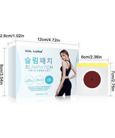 Bitong Magnetic Abdominal Fat Slimming Stickers - 7 Breathable Sheets for Targeted Weight Loss - Buy Online on GoSupps.com