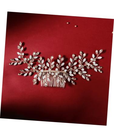 FRCOLOR Set of 2 Hair Comb for the Bride Wedding Hair Clip Headpiece for the Bride Wedding Hair Accessories Tiara Hair Accessories Wedding Hair Comb Bridal Hair Comb Crystal - Buy Online on GoSupps.com