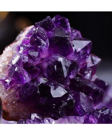 Natural Raw Amethyst Cluster Purple Crystal Cluster Quartz Cluster DIY Jewelry Raw Stone Specimen Home Decoration Crafts Gift HOMEZHOU - Buy Online on GoSupps.com