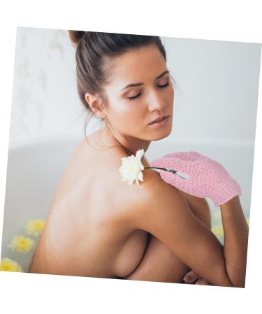 Housoutil 4 Pairs Bath Scrub Gloves - Dead Skin Removal & Body Scrubber Mitts for Effective Cleaning & Exfoliation | International Shipping Available - Buy Online on GoSupps.com