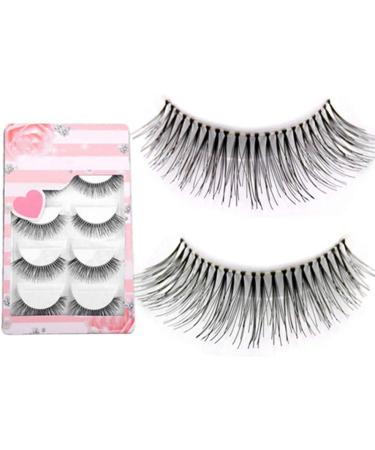 Bluelans 5 Pairs Long False Eyelashes - Black Eyelash Extensions for Stunning Makeup Look | International Shipping Available - Buy Online on GoSupps.com