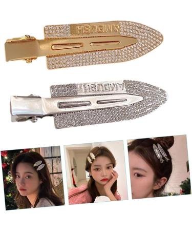 IWOWHERO Rhinestone Headpiece Bill metal claw girls rhinestone barrettes women barrette Rhinestone Hair Accessories - Buy Online on GoSupps.com