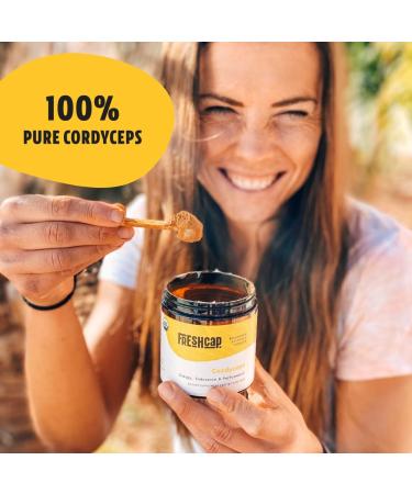 Organic Cordyceps Mushroom Extract Powder - Energy and Endurance Supplement - 60g Real Fruiting Body - No Fillers - Buy Online on GoSupps.com