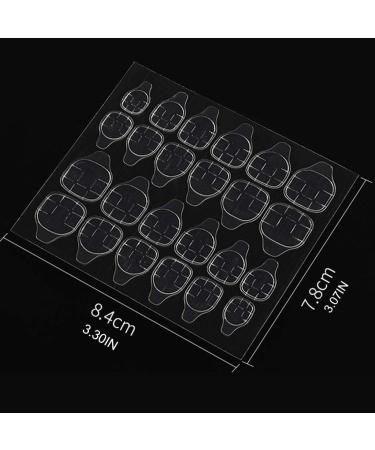 S-Trouble 10 Sheet Double-Sided Transparent Nail Glue Stickers - 240 Count Waterproof Breathable Jelly for Manicure Accessories - Buy Online on GoSupps.com