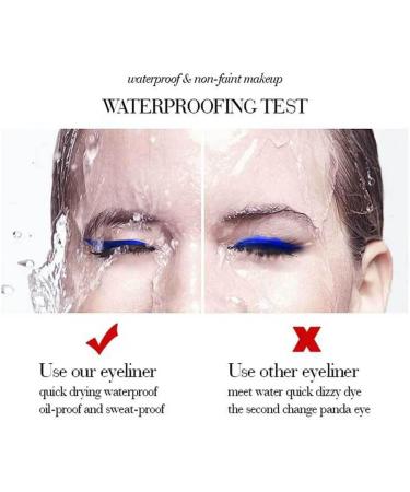 Color eyeliner professional liquid eyeliner pen with bright color makeup (white) - Buy Online on GoSupps.com