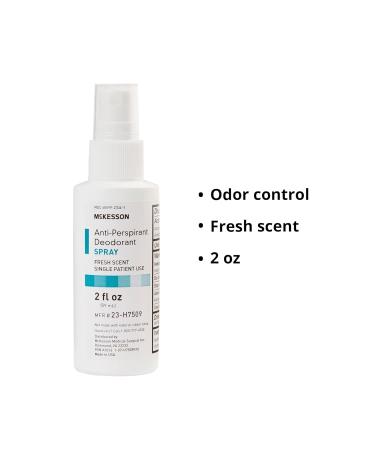 McKesson Antiperspirant Deodorant Spray - Fresh Scent Single Use 2 fl oz | International Shipping Available - Buy Online on GoSupps.com