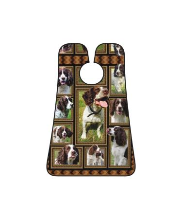 English Springer Spaniel Beard Bib - Hair Catcher Apron for Men | Perfect Gift for Father's Day Anniversaries & Holidays - Buy Online on GoSupps.com