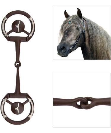 Shanrya Loose Ring Snaffle Bit - Copper Inlay Horse Bit for Riders | International Shipping - Buy Online on GoSupps.com
