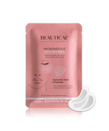 Patchs pour les yeux aux Micro-aiguilles Anti-poches Anti-rides Anti- ge Anti-Cernes Repulpant | Effet lissant imm diat | Peau Rajeunie | Acide Hyaluronique | Peptides | 1 paire