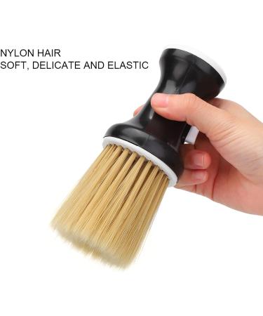 Soft Hair Neck Duster Hairdressing Powder Storage Styling Dust Cleaning Brush Barber Powder Brush Neck Duster with Dispenser for Haircut Storage Talcum and EBay AliExpress Black - Buy Online on GoSupps.com
