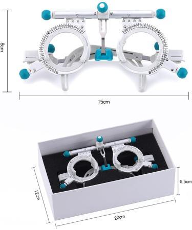 Cicolo Universal Optical Test Frame PD 48-80 mm | Adjustable Titanium Eye Test Glasses for Optometry - Buy Online on GoSupps.com