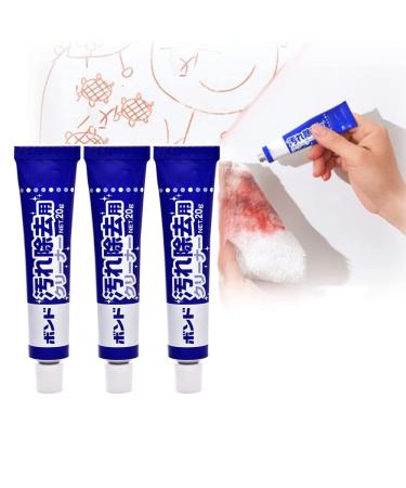 Zero Splash Bleach Pen Bleach Pen for Clothing Universal Indoor Non Toxic Paste Ultra Whiten Repair Clean Cream Graffiti Removal Waterproof Wall Stain 3Pcs