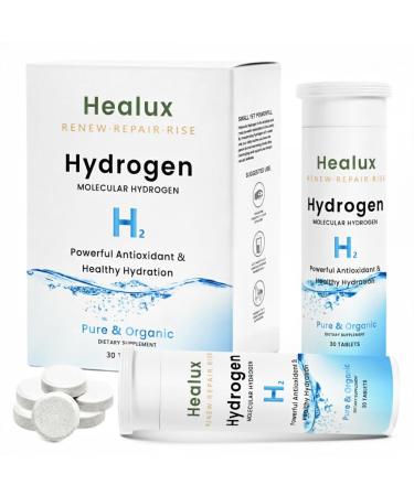 Hydrogen Water Tablets 12 PPM Molecular H Tablets with Magnesium | Lab Tested Antioxidant Support for Energy Cellular Health Recovery & Cognitive Function 30 Count Raspberry 30 Count (Pack of 1)