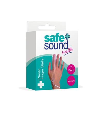 Safe & Sound Plastic Fingerstall Medium ys/m