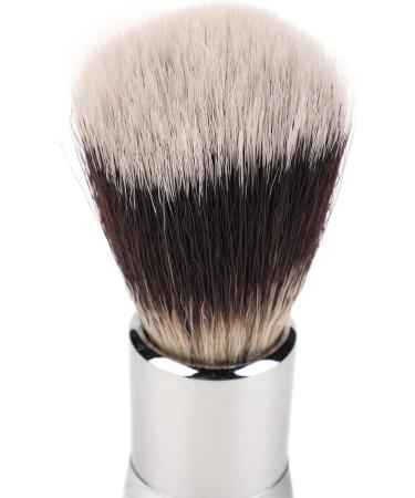 Premium Men's Shaving Beard Brush - Nylon Foam Metal Handle for Home Salon & Travel - Buy Online on GoSupps.com