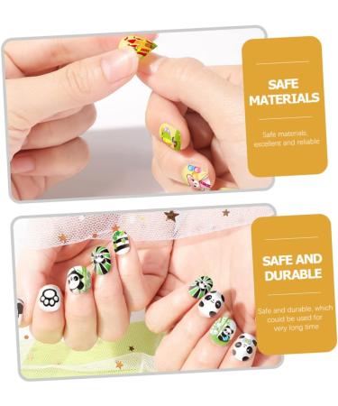 POPETPOP Kids Nail Kit 5 Sets Children's Nail Art Toys Toddlers Toys Toddler Nail Polish Nail Polish Kit The Toys Nail Kit The Children Nail Art Kit 3d Accessories Girl - Buy Online on GoSupps.com