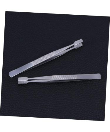 Villful 3-Piece Stainless Steel Tweezers Set for Eyelash Extensions Stamps and Coin Collecting - Precision Tools for Beauty and Philately - Buy Online on GoSupps.com