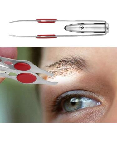 Mini Light Eyelash Removal Tweezer Clip Make Up Led Eyebrow Hair Beauty Tool Make up Tools Accessories Superior Quality and Creative - Buy Online on GoSupps.com