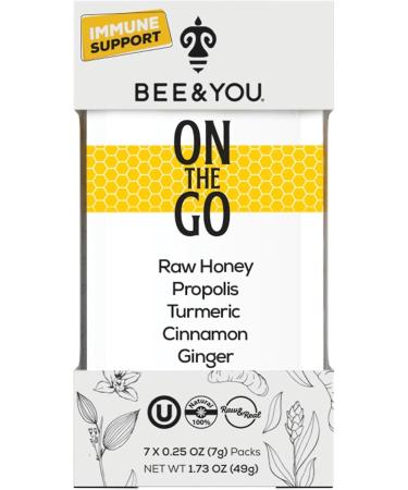 Bee and You Organic Royal Jelly Propolis Raw Honey Superfood Mix for Kids Immune Support 6.7 oz