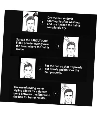 FOMIYES 3 Pcs Building Fibers Fibers Thickening Fibres Black Concealing Fillers - Buy Online on GoSupps.com