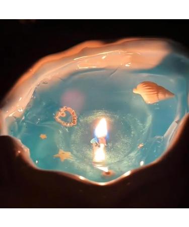 Conch Shell Candles - Handmade Aromatherapy Beach Candles | Long Burn Soy Wax with Sandalwood Fragrance - Buy Online on GoSupps.com