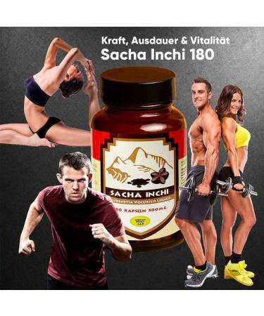  MACA MACA-FIT Sacha Inchi 180 Capsules 500 mg Omega 3-6-9 Fatty Acids kidney plant-based and cold-pressed from Peru - Buy Online on GoSupps.com