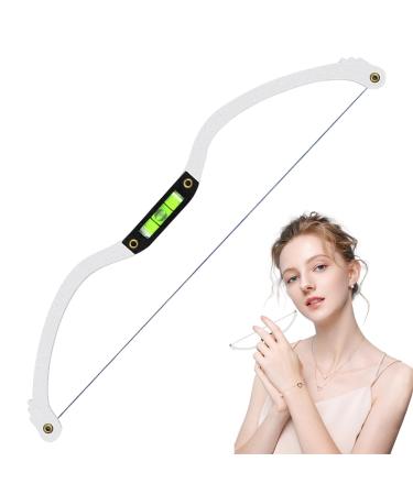 Eyebrow Ruler Eyebrow Sculpturing Ruler Eyebrow Guide Tool balance rule for precise eyebrow shapes Mappatu modeling template Silver