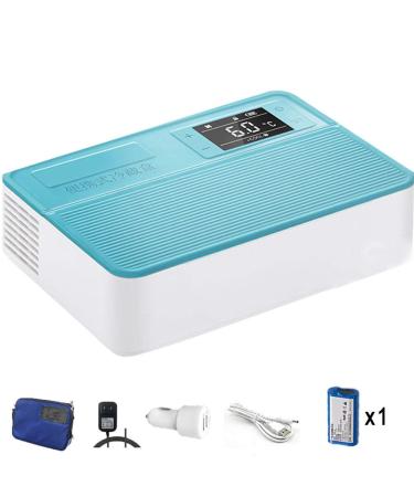 ZHHID Smart Insulin Cooler Box Refrigerated Case Mini Cold Boxes Portable Drug Reefer Car Small Refrigerator Single-Battery