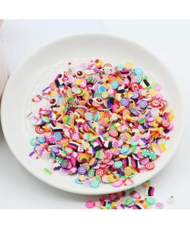 Buy 50g Mixed Polymer Clay Sprinkles - Colorful 5mm Slices for DIY Nail Art Slime & Decor - International Shipping Available - Buy Online on GoSupps.com