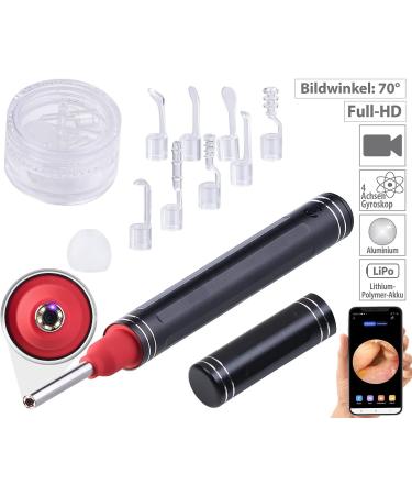 Newgen Medicals Earrkamera: WiFi Ear Cleaner with Full HD Camera Live App View & 8 Ear Tips - Ultimate Ear Health Solution - Buy Online on GoSupps.com