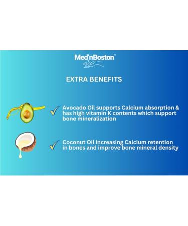Med'nBoston Liposomal Vitamin D3 10 000 IU & K2 250 mcg - 60 Vegan Softgels - Buy Online on GoSupps.com