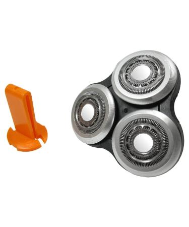 Trade-Shop Schauerk head Compatible with Philips S9511 S9522 S9531 S9711 S9731 S9911 S9988 Razor head replacement checks with protective cap