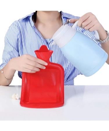 2-Liter Heat Bottle with Sweater Cover - Fleece Print Rubber Lid Cute Dino Design for Cozy Comfort | International Shipping - Buy Online on GoSupps.com