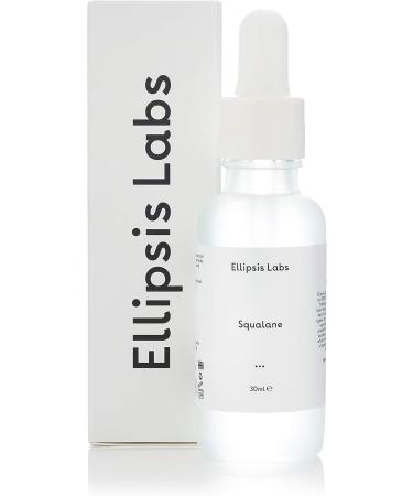 Squalane Oil by Ellipsis Labs - 100% Natural Olive Derived Moisturizer for Dry Skin - Anti-Aging Properties - 30ml - Buy Online on GoSupps.com
