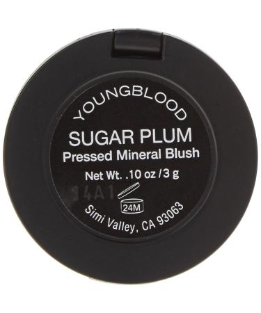 YOUNGBLOOD Pressed Mineral Blush in Sugar Plum - 0.10 Oz - Buy Online on GoSupps.com
