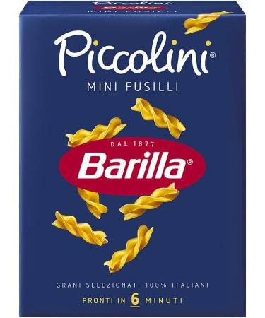 20 x Pasta Barilla Piccolini mini Fusilli noedels 500 g verpakking - Buy Online on GoSupps.com