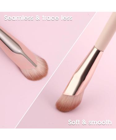 Gjinxi Angled Flat Concealer Brush Under Eye Concealer Brush Mini-sloped Concealer Brush Dense Synthetic Contour Brush Foundation Brush Face Brush Concealer Brushs Make Up Brushes - Buy Online on GoSupps.com