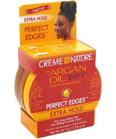 Creme Of Nature Argan Oil Perfect Edges Extra Hold 2.25oz (3 Pack) - Buy Online on GoSupps.com