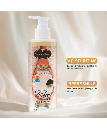 AICHUN BEAUTY Natural Rice Extract Hydrate Moisturizer Lotion Nourish Skin Rejuvenation System 230ml / 7.78fl.oz - Buy Online on GoSupps.com
