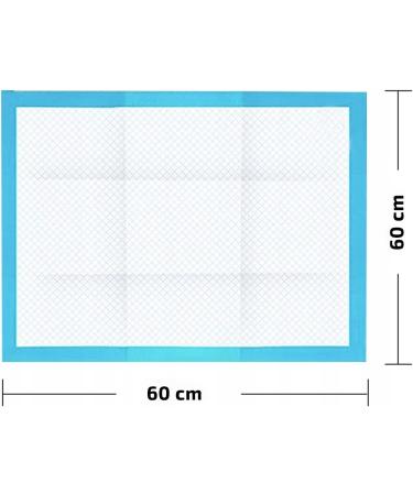 Zolta 60x60cm Dog Toilet Mats - 100 Disposable Training Pads & Incontinence Inserts - Ideal Hygiene Mats for Pets & Dog Accessories On-the-Go - Buy Online on GoSupps.com