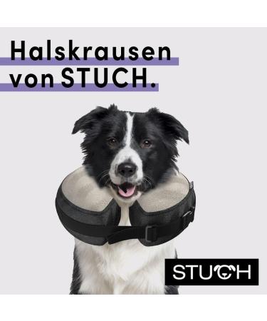 STUCH Inflatable Neck Brace - Soft Protective Collar for Comfortable Recovery Leak Protection Gray XL - Shop Internationally - Buy Online on GoSupps.com