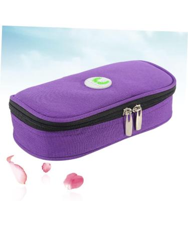 Insulin Storage Cooler - Purple Medium | Travel Cooler Picnic Bag | Water Proof & Insulated - Buy Online on GoSupps.com