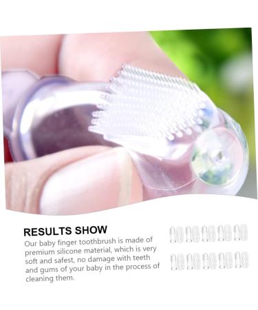 Shop Minkissy 30 Sets Fingerbrush - Soft Toothbrushes for Newborns & Toddlers | Travel-Friendly Infant Training Toys - Buy Online on GoSupps.com