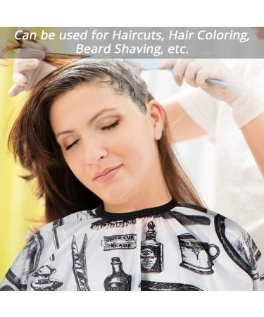 Hairdressing Gown 2 Pcs Hair Cutting Gown Salon Cape Barber Gown Cape Salon Barber Capes for Adults and Kids - Buy Online on GoSupps.com