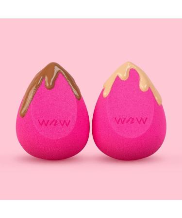 Double Tap Makeup Sponge Set - Vegan & Cruelty-Free Blender for Liquid, Cream, and Powder Makeup - 2 Pack - Buy Online on GoSupps.com